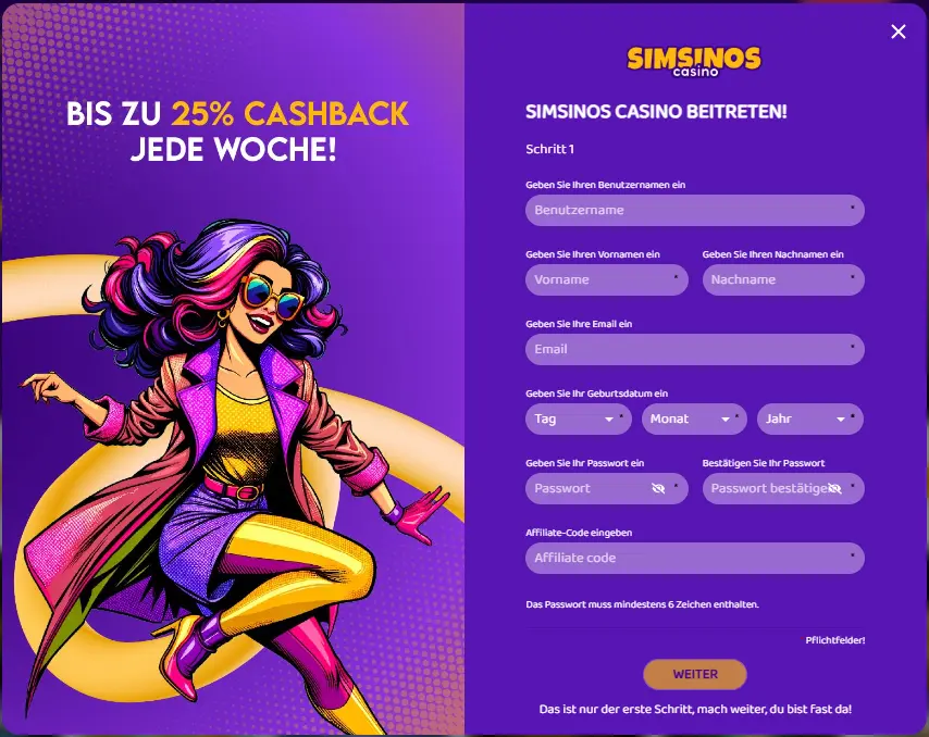 Registrierung